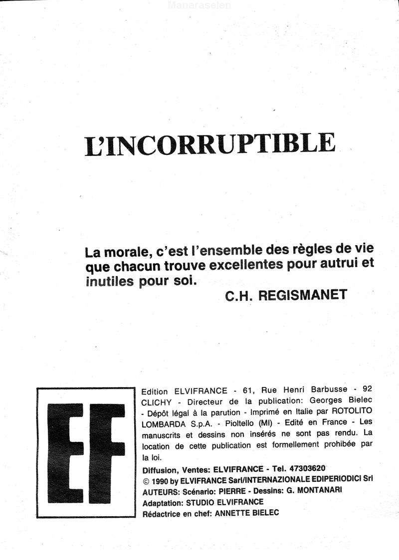 Elvifrance - Mafioso - 085 - L'incorruptible page 3 full