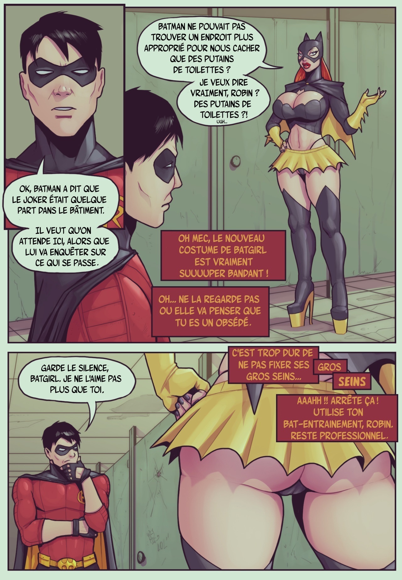Ruined Gotham - Batgirl loves Robin page 2 full