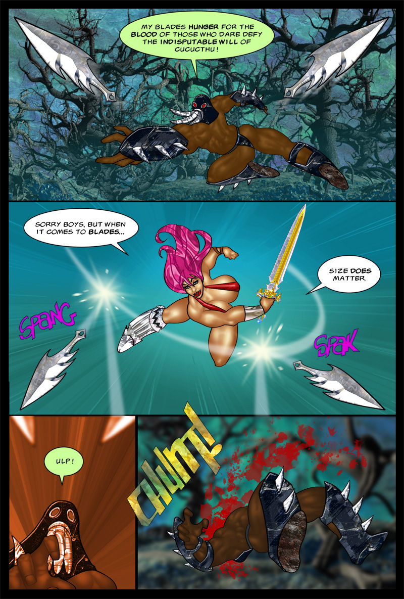 The Savage Sword of Sharona: 2 The Call of Cucucthu page 6 full