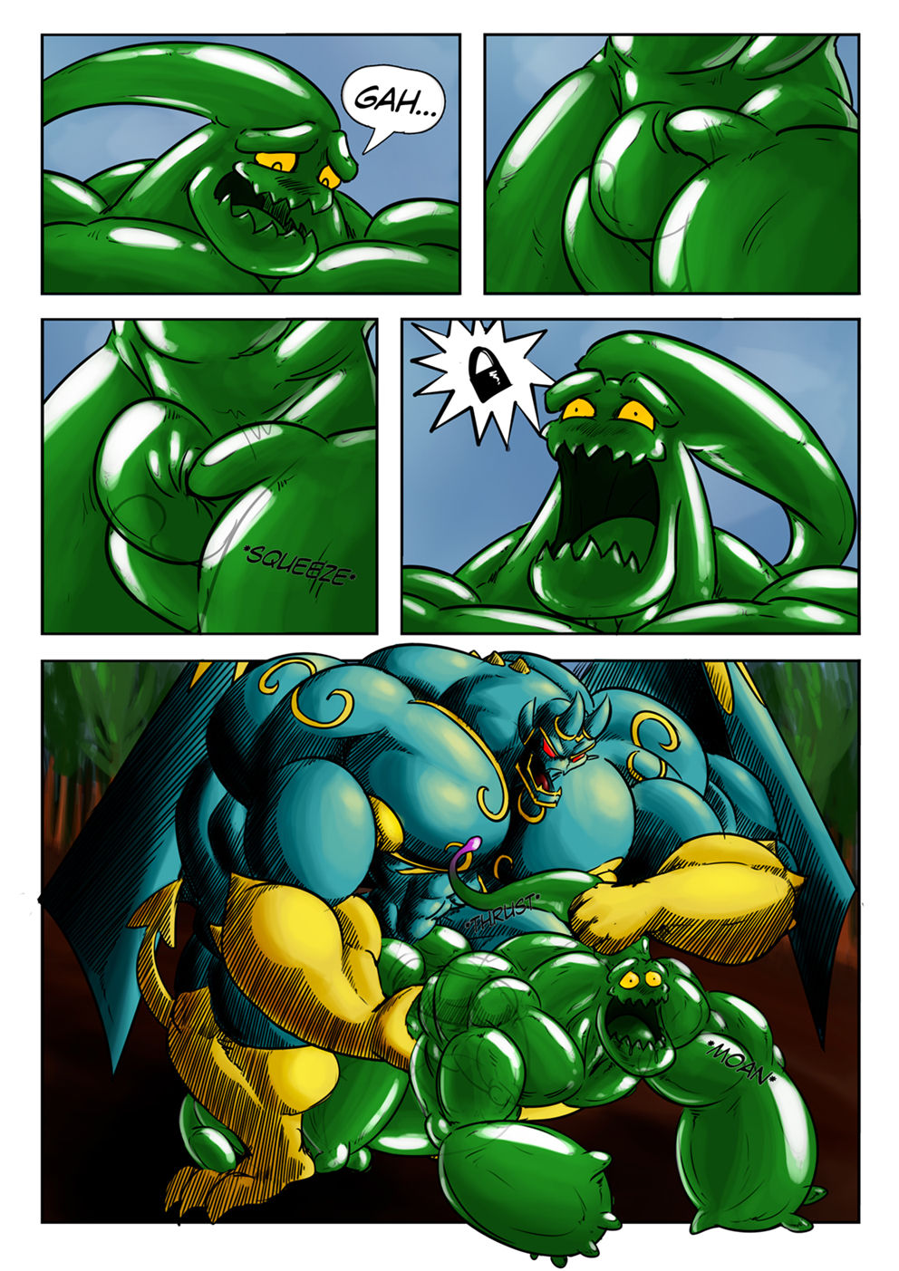 Zac & Galio Transformation Comic page 10 full
