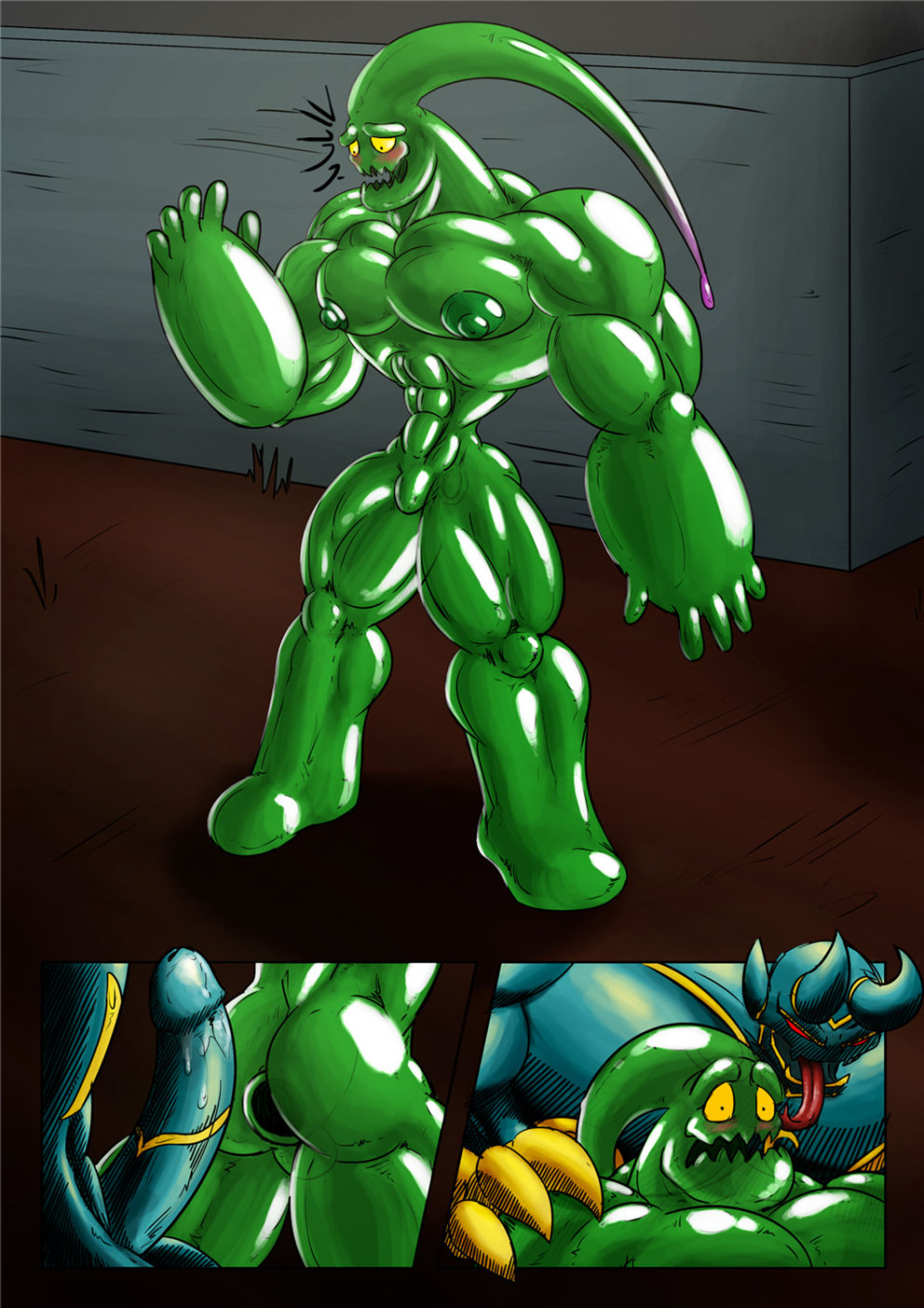 Zac & Galio Transformation Comic page 7 full