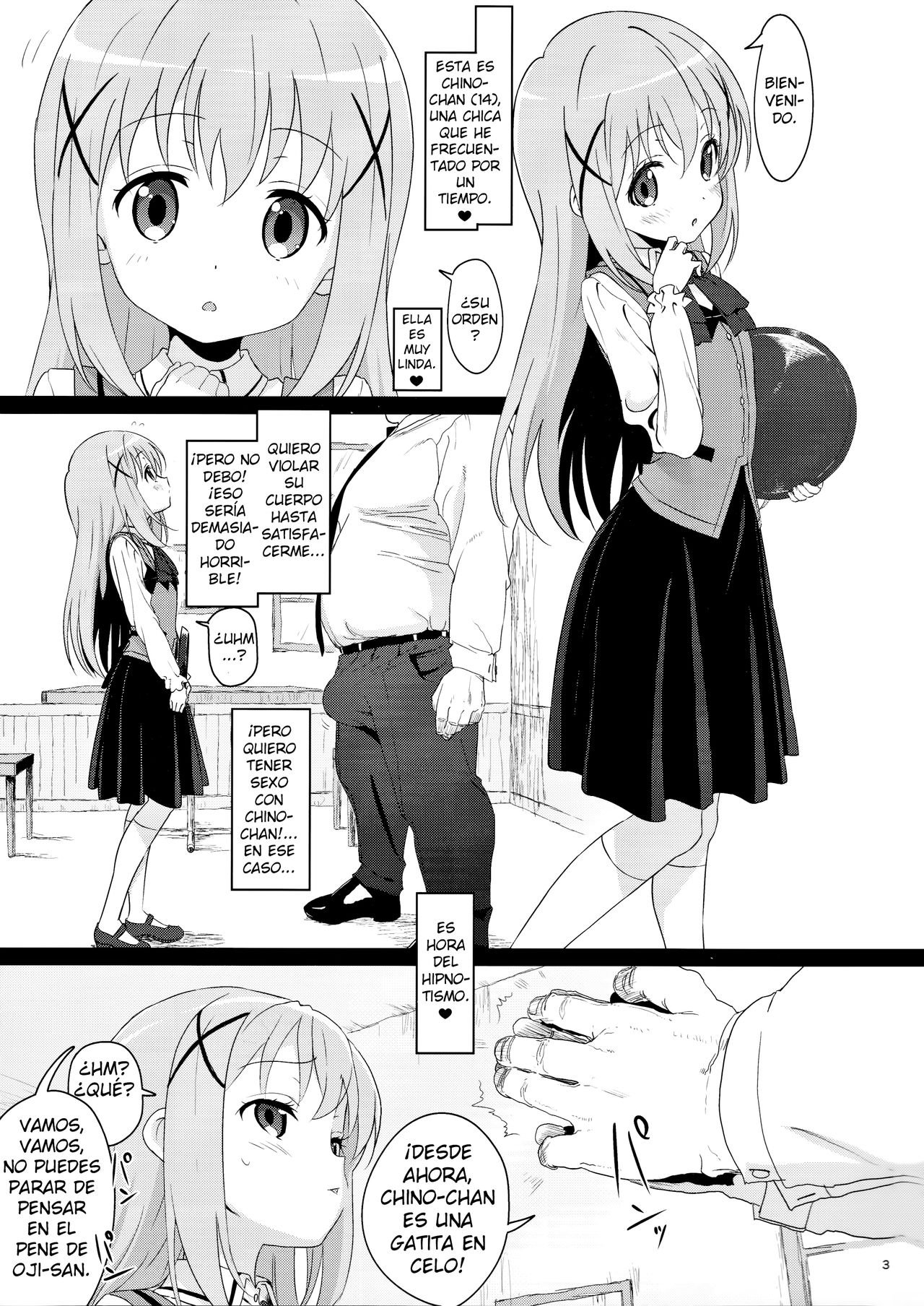 Kawaisugiru Chino-chan to Icha Love Shitai node Chotto Bakashi Kyouseiteki ni? Shinaido 120% ni Natte Moraimashita | Quería ser amoroso con Chino-chan tanto, ¿que me sobrepase? page 2 full