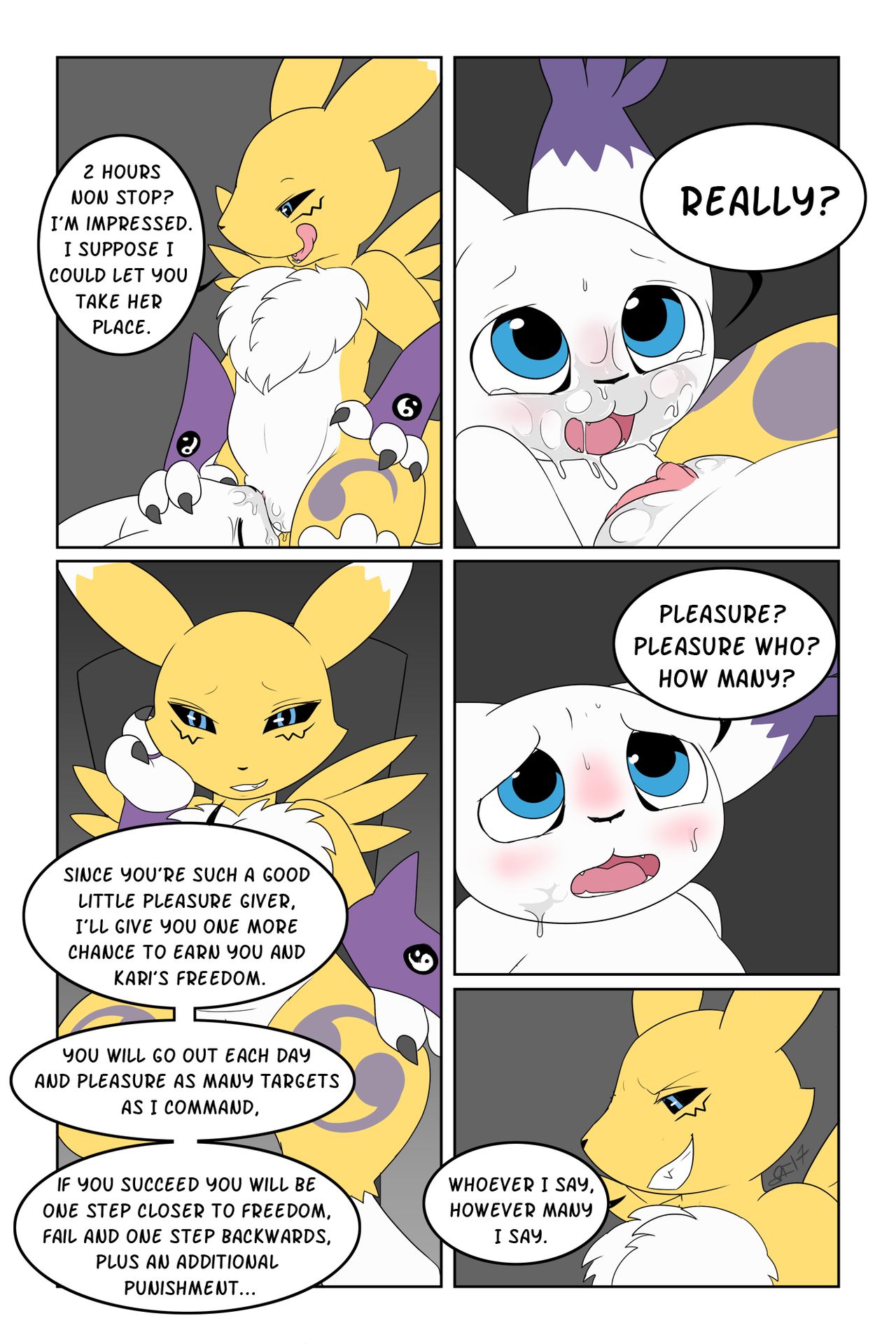 Gatomon's Humiliation page 5 full