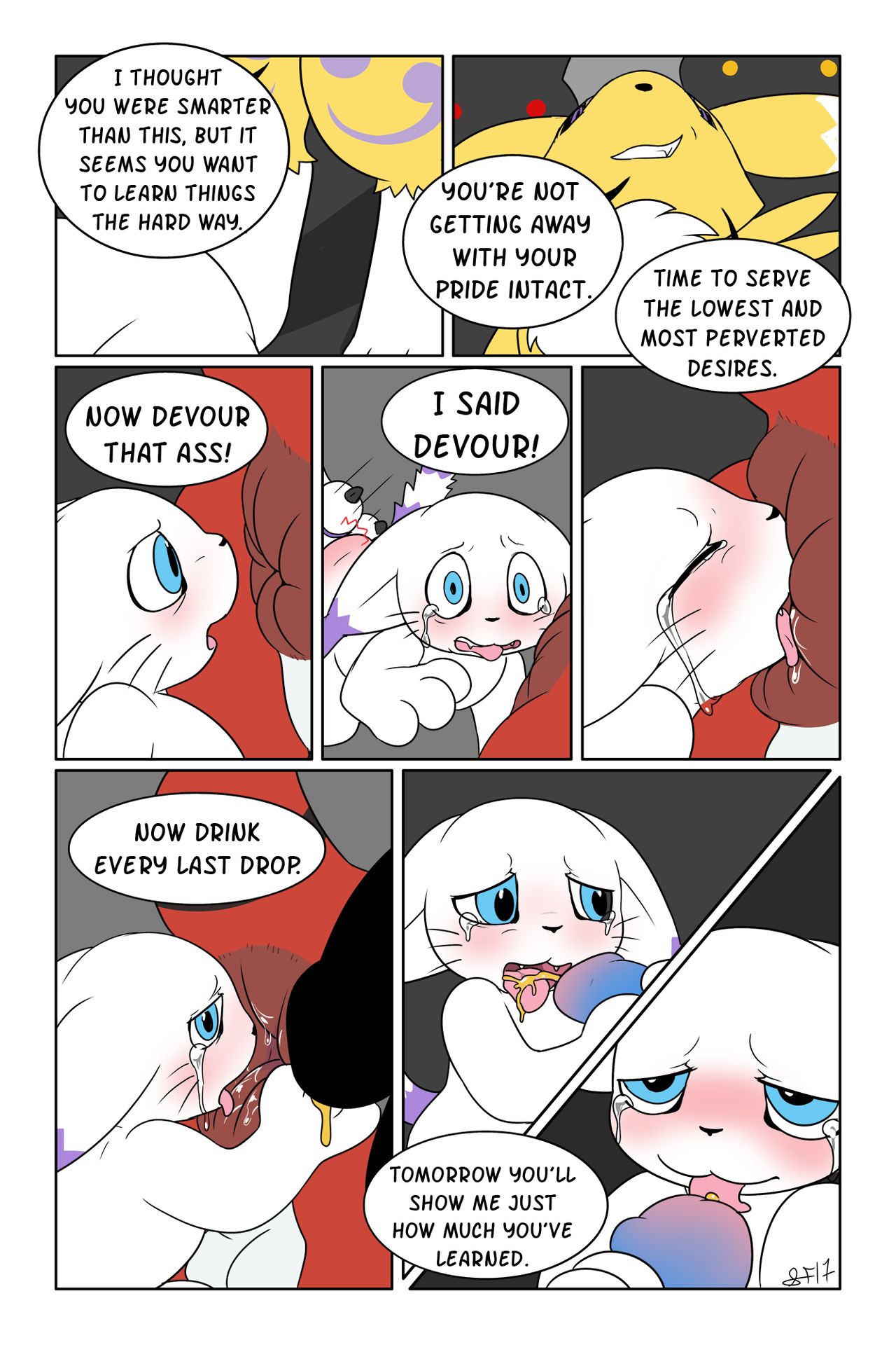 Gatomon's Humiliation page 8 full