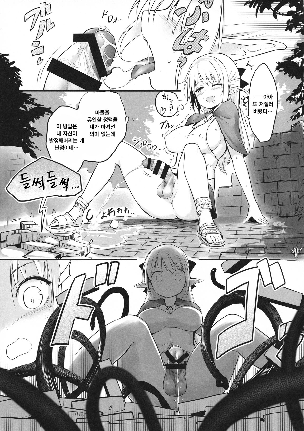 Futanari Elf-chan | 후타나리 엘프 쨩 page 12 full