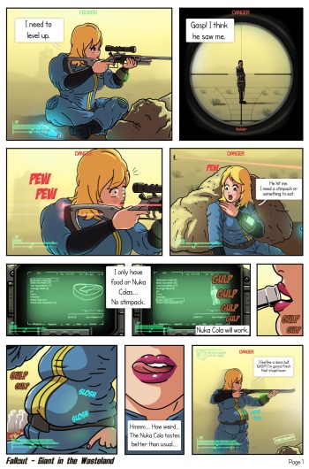 [xmasterdavid] Giant in the Wasteland (Fallout) [Ongoing] cover