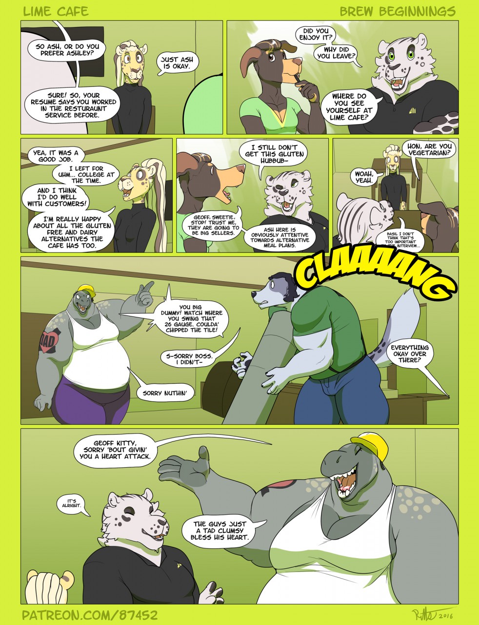 Lime Cafe: Brew Beginnings page 3 full
