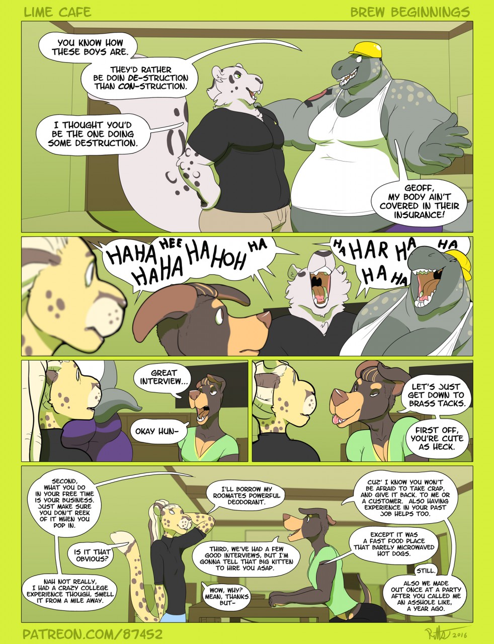 Lime Cafe: Brew Beginnings page 4 full