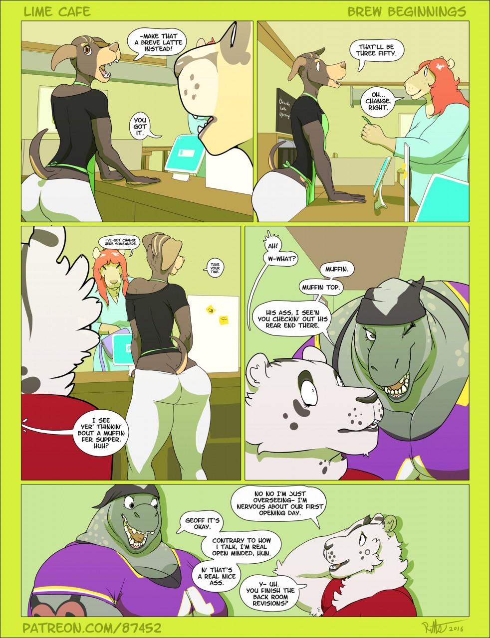 Lime Cafe: Brew Beginnings page 6 full