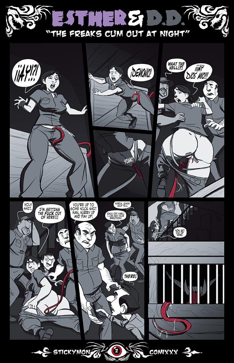 Esther & DD - The Freak Cum Out At Night ~Remastered~ page 3 full