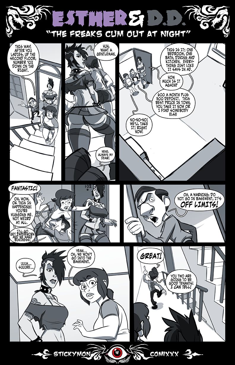 Esther & DD - The Freak Cum Out At Night ~Remastered~ page 5 full