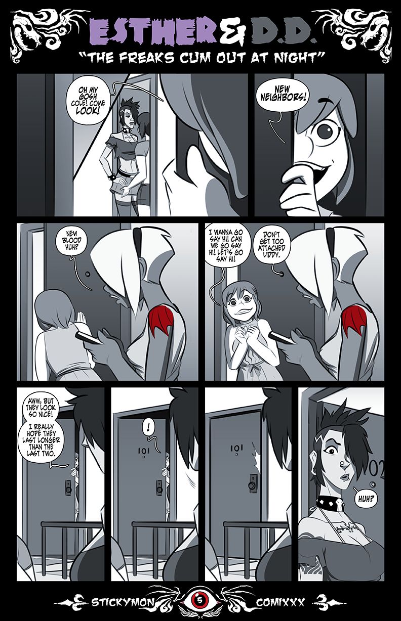 Esther & DD - The Freak Cum Out At Night ~Remastered~ page 6 full