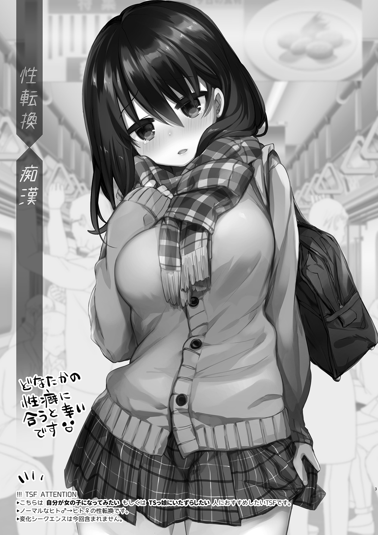 Beit Gaeri no TS kko ga Chikan ni Nerawarechau Bon | 바이트 귀가하던 TS 아가씨가 치한에게 노려지는 책 page 3 full