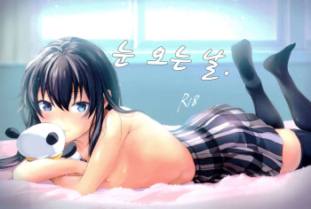 (C93) [Shirojia (Shirono Jia)] Yukinohi. | 눈 오는 날. (Yahari Ore no Seishun Love Come wa Machigatteiru.) [Korean] cover