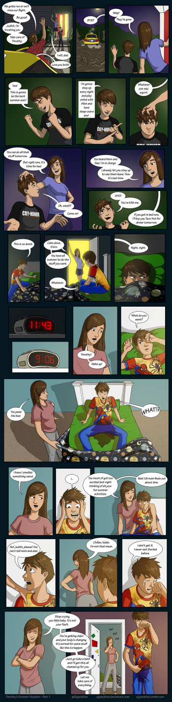 [dyperdrive] Timothy's Summer Vacation (ongoing) cover