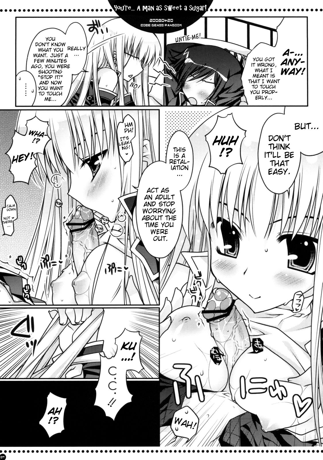 Omae wa... Satou Gashi no You ni Amai Otoko da Kara na | You're... A man as sweet as sugar page 6 full