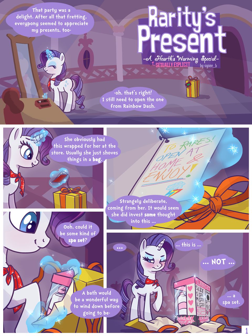 Rarity's Present page 1 full