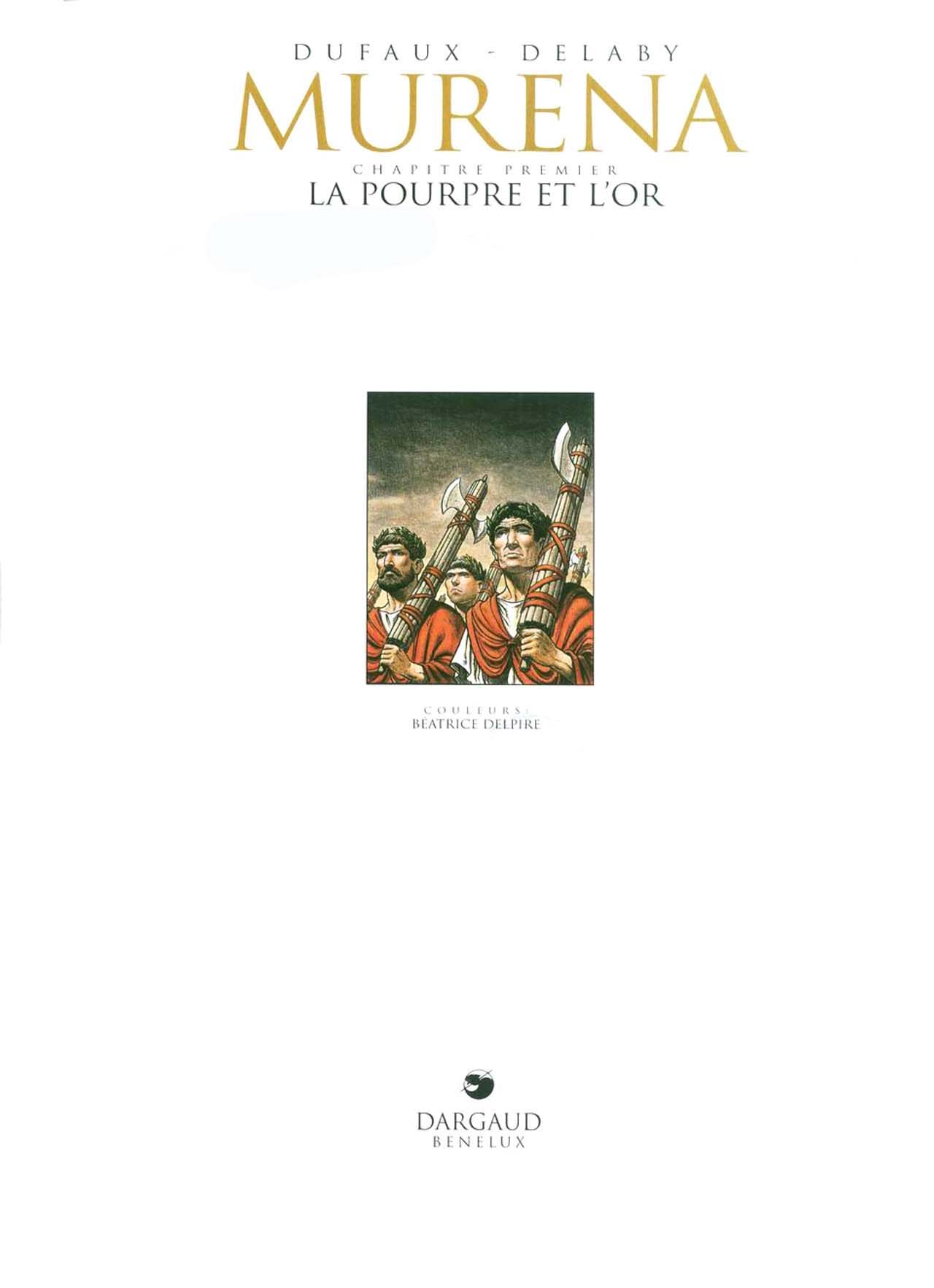 Murena 1 - Le Pourpre et l'Or page 2 full