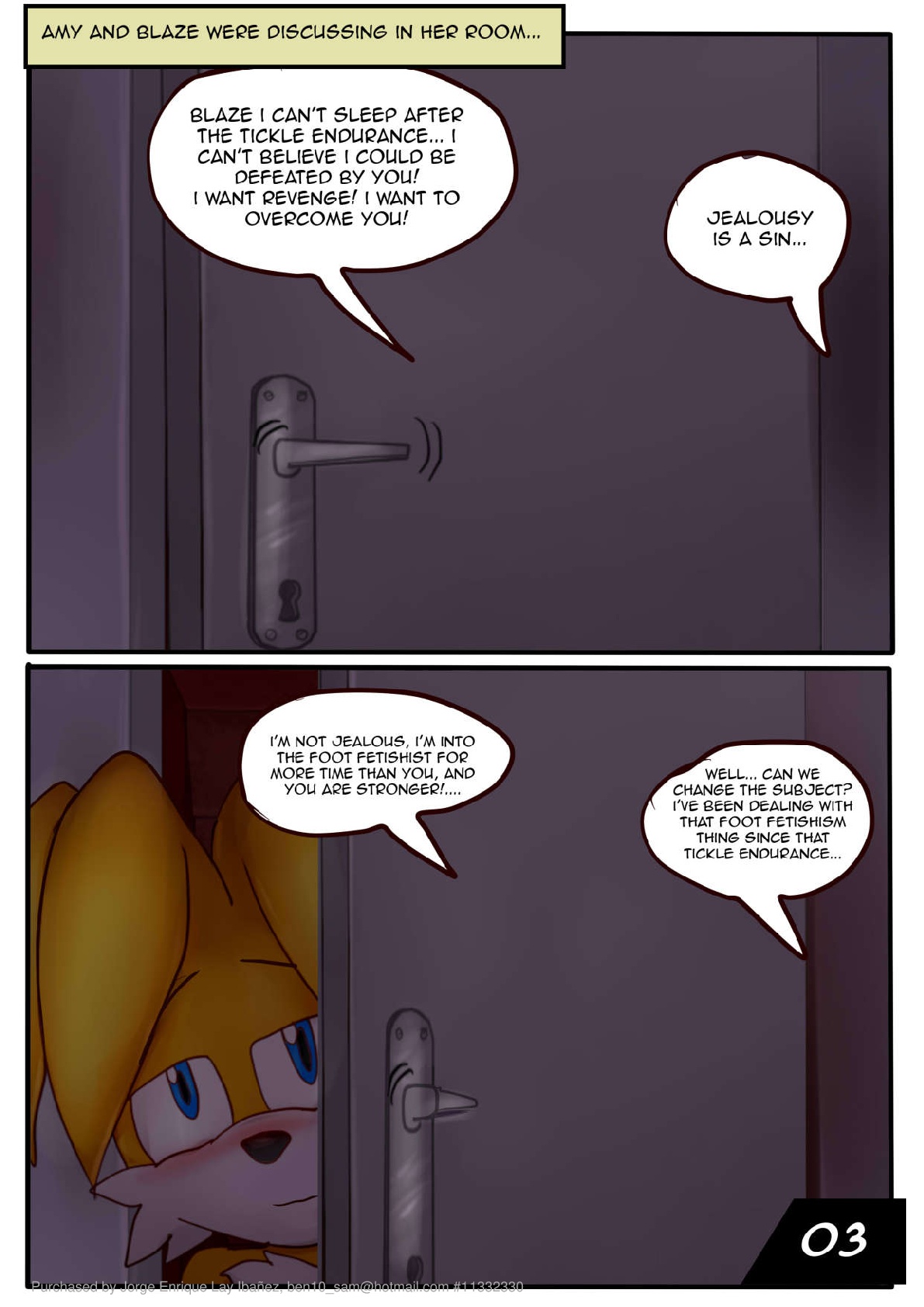 Amy and Blaze tickle endurance page 3 full