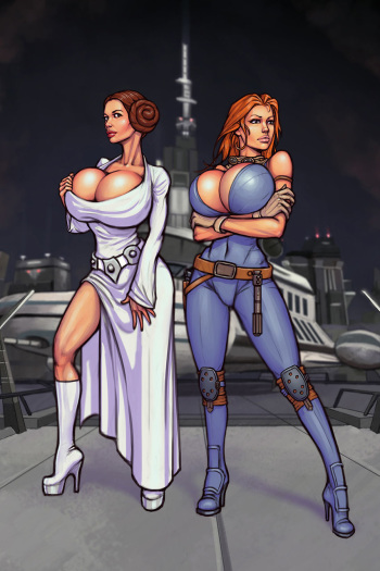 [Boobsgames] Leia and Mara (Star Wars) [Ongoing] cover
