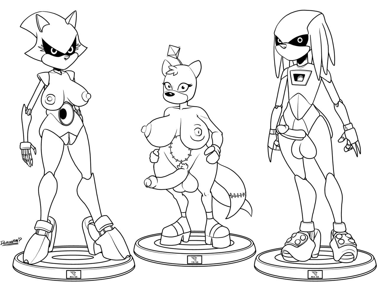 Sexy artwork of Mecha/Metal Sonic page 3 full