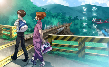 [RICCA] おわらないなつやすみ (Shingeki no Kyojin) [Digital] cover