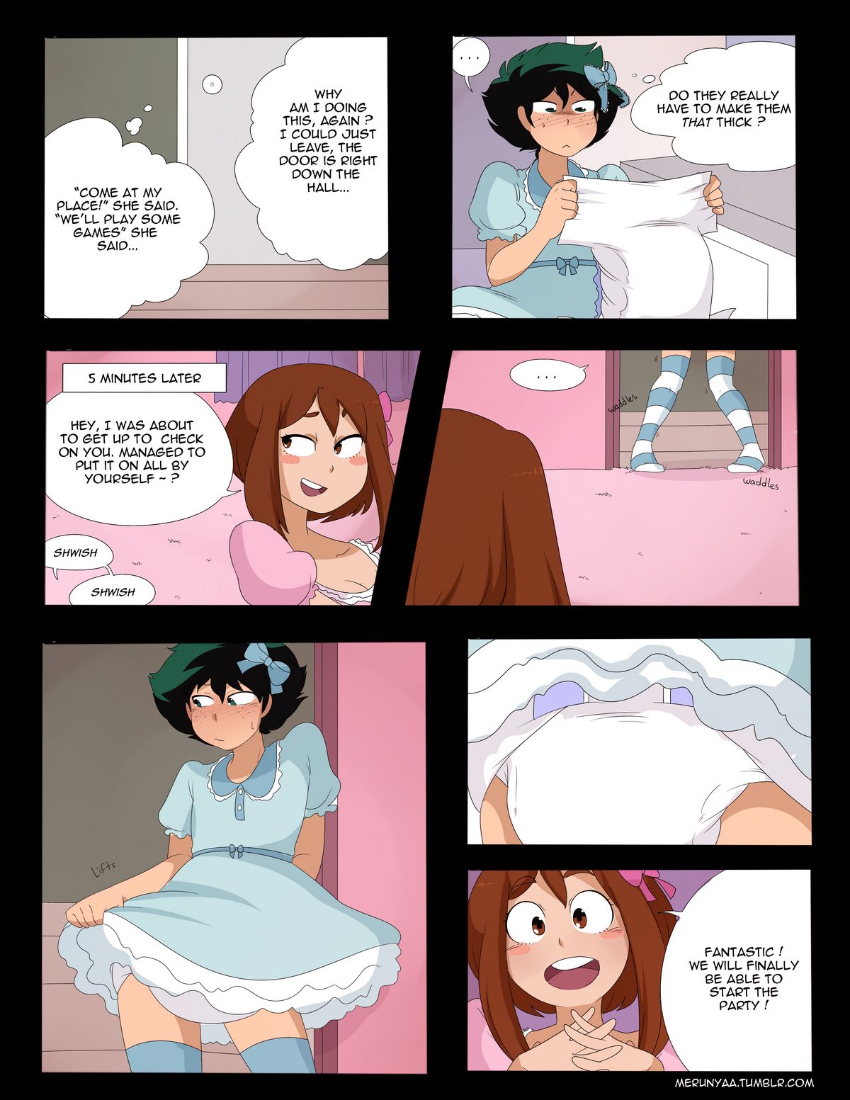 Untitled Boku no Hero Academia Diaper Comic + Extras page 11 full