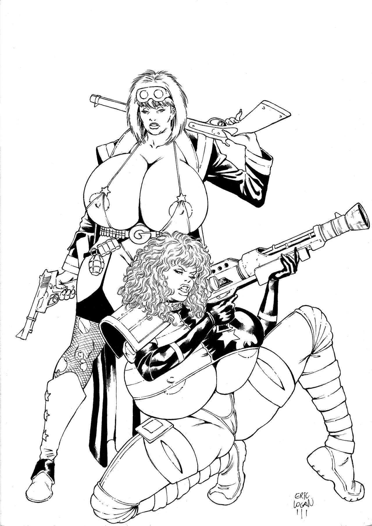 Pin-Ups & Superheroines page 8 full