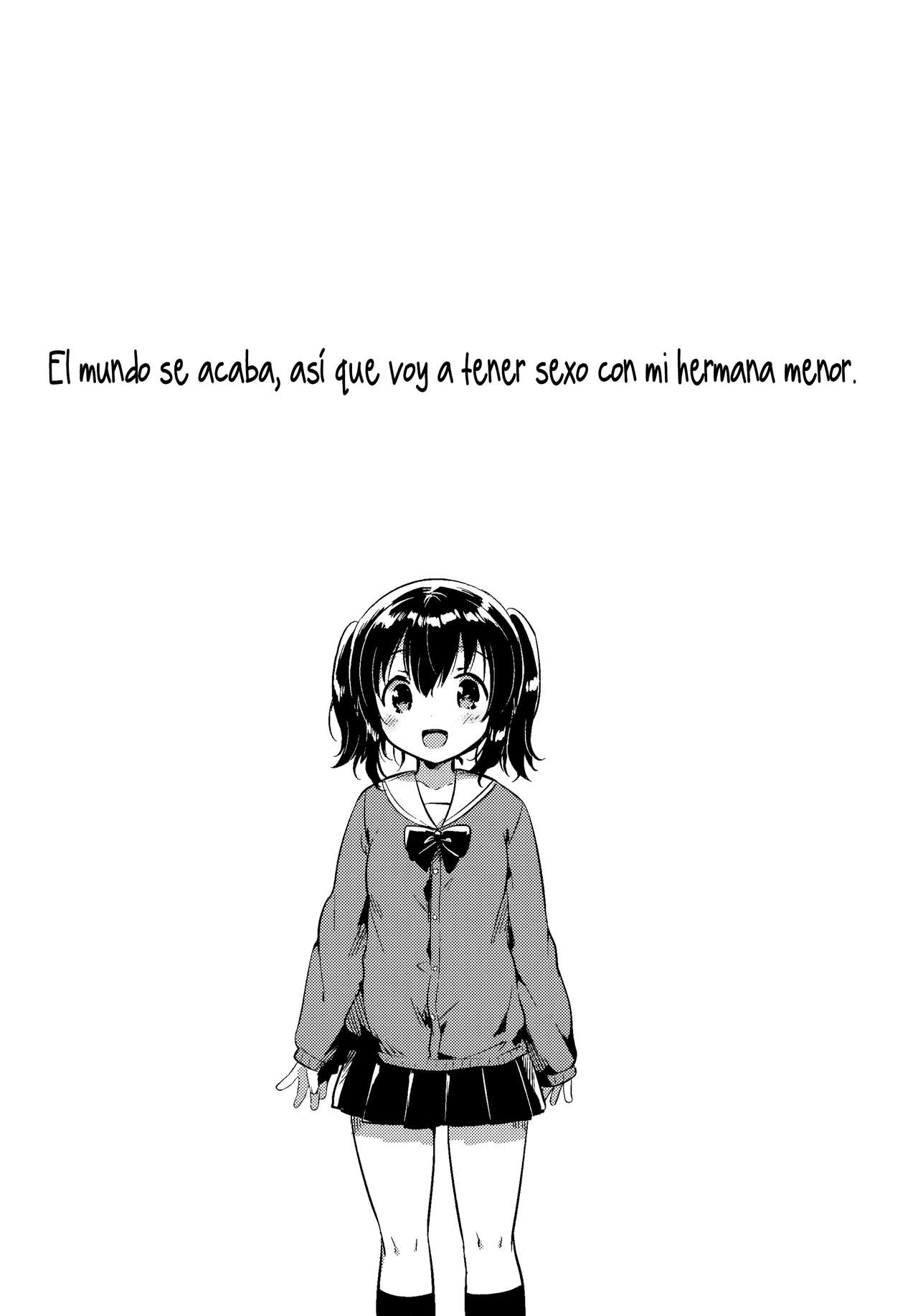 Sekai ga Metsubou Suru node Imouto to Sex Suru | El mundo se acaba, así que voy a tener sexo con mi hermana menor page 4 full