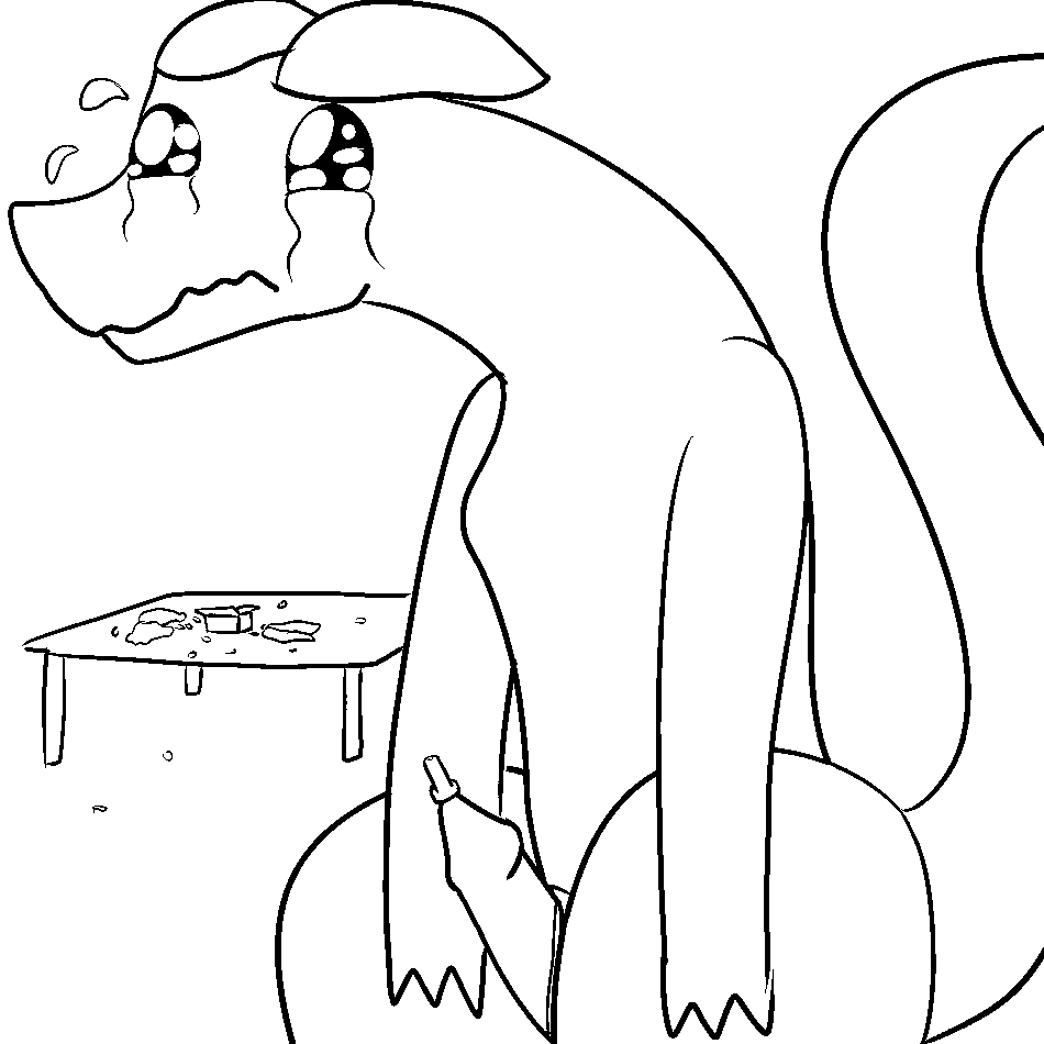 Sad Dragon page 2 full