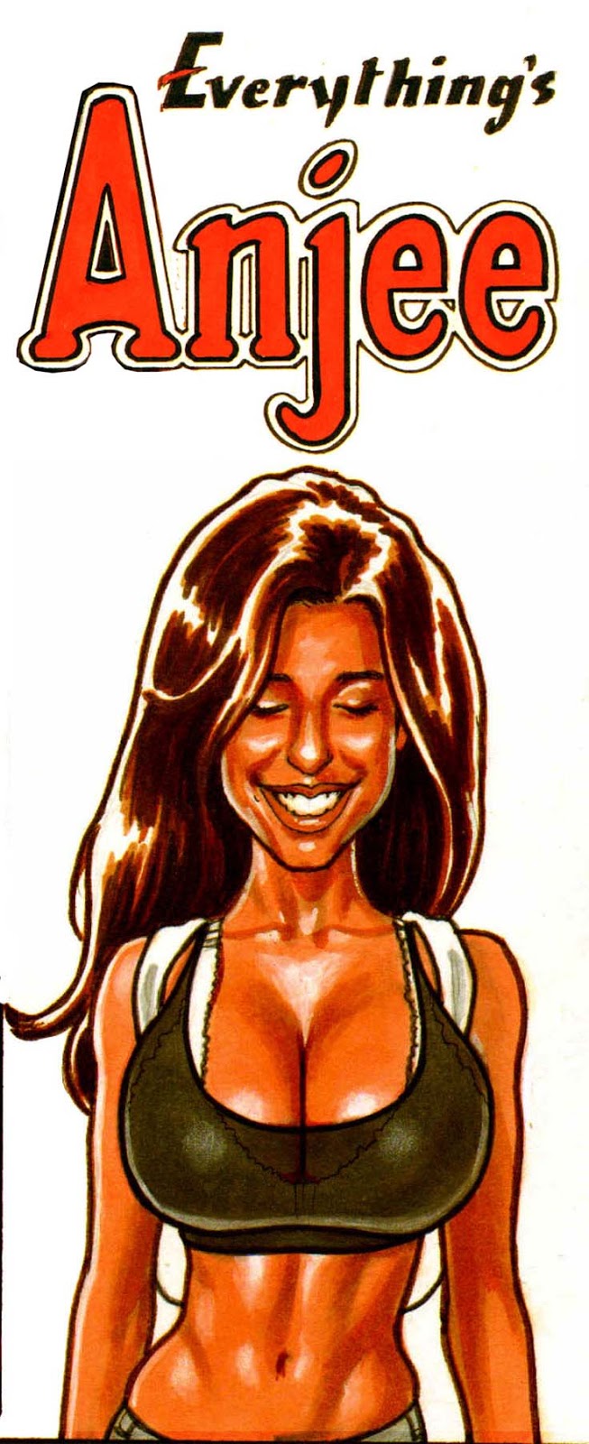 EVERYTHING’S ANJEE - Angie Varona Adult Comic page 2 full