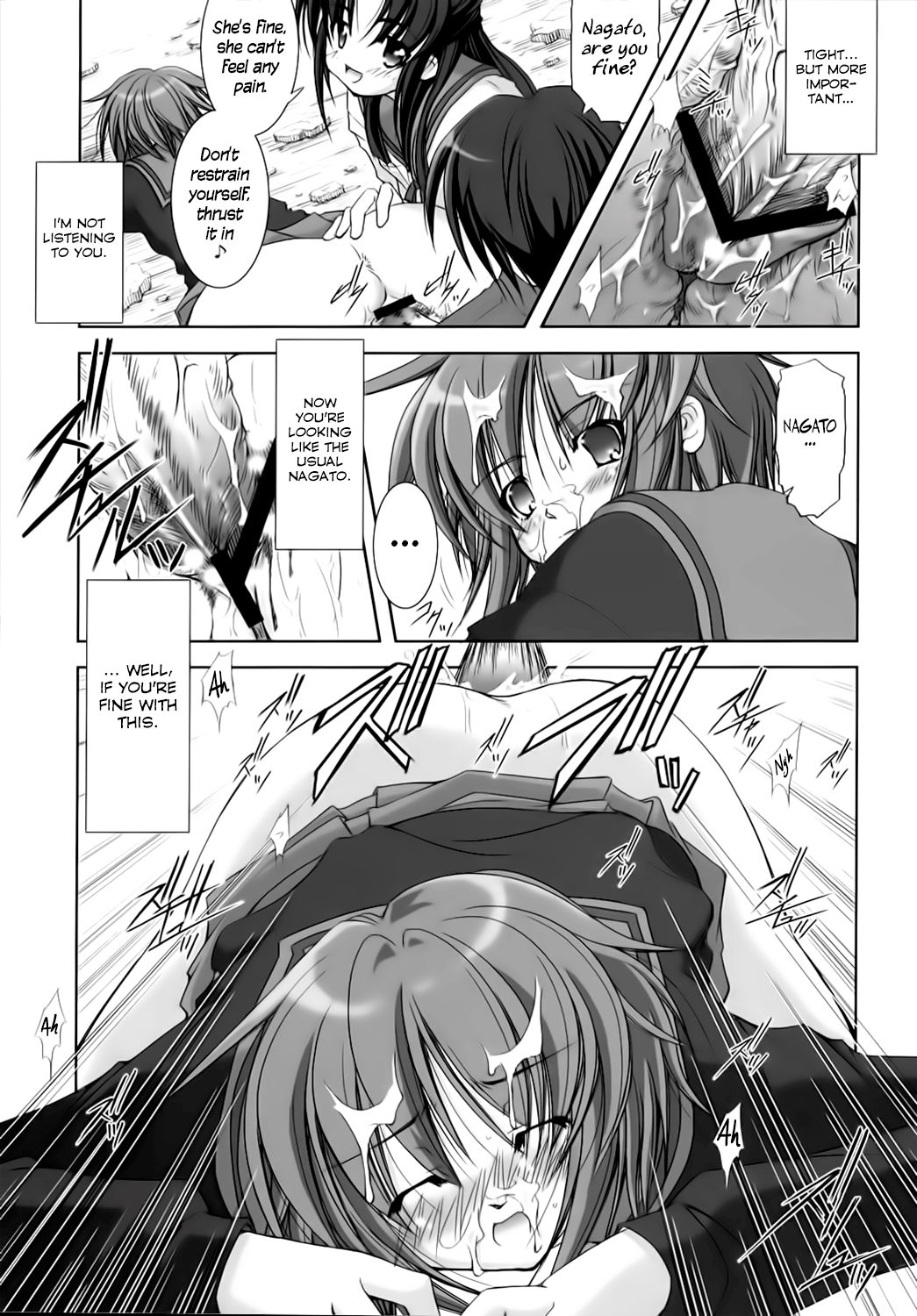 Nagato Yuki no Seisai | Yuki Nagato's Sexual Punishment page 12 full