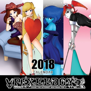 [Pixelboy] - Pinup Calendar 2018 cover