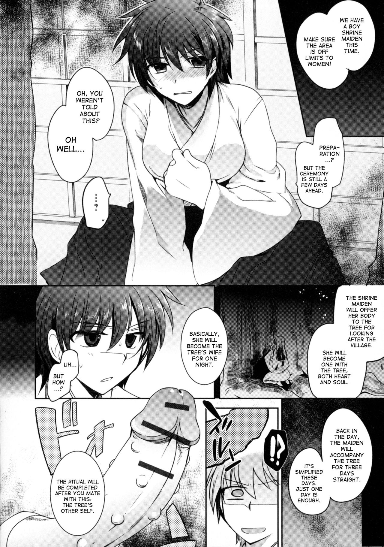 Nyotaika Shite Miko ni Narimasu. | Turn into a girl and become a shrine  maiden - Page 6 - Comic Porn XXX