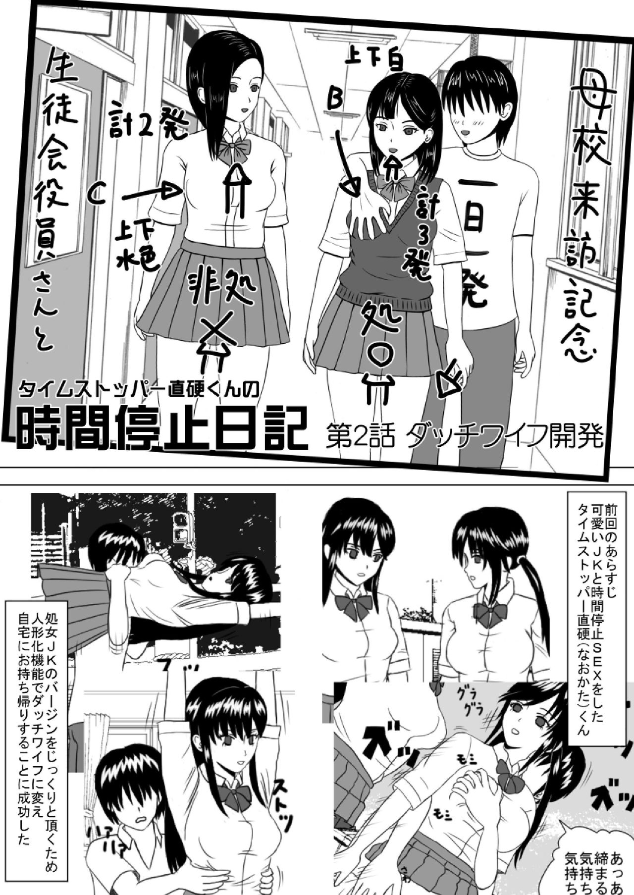 Time Stopper Naokata-kun no Jikan Teishi Nikki Ch. 2 - Dutch Wife Kaihatsu page 1 full