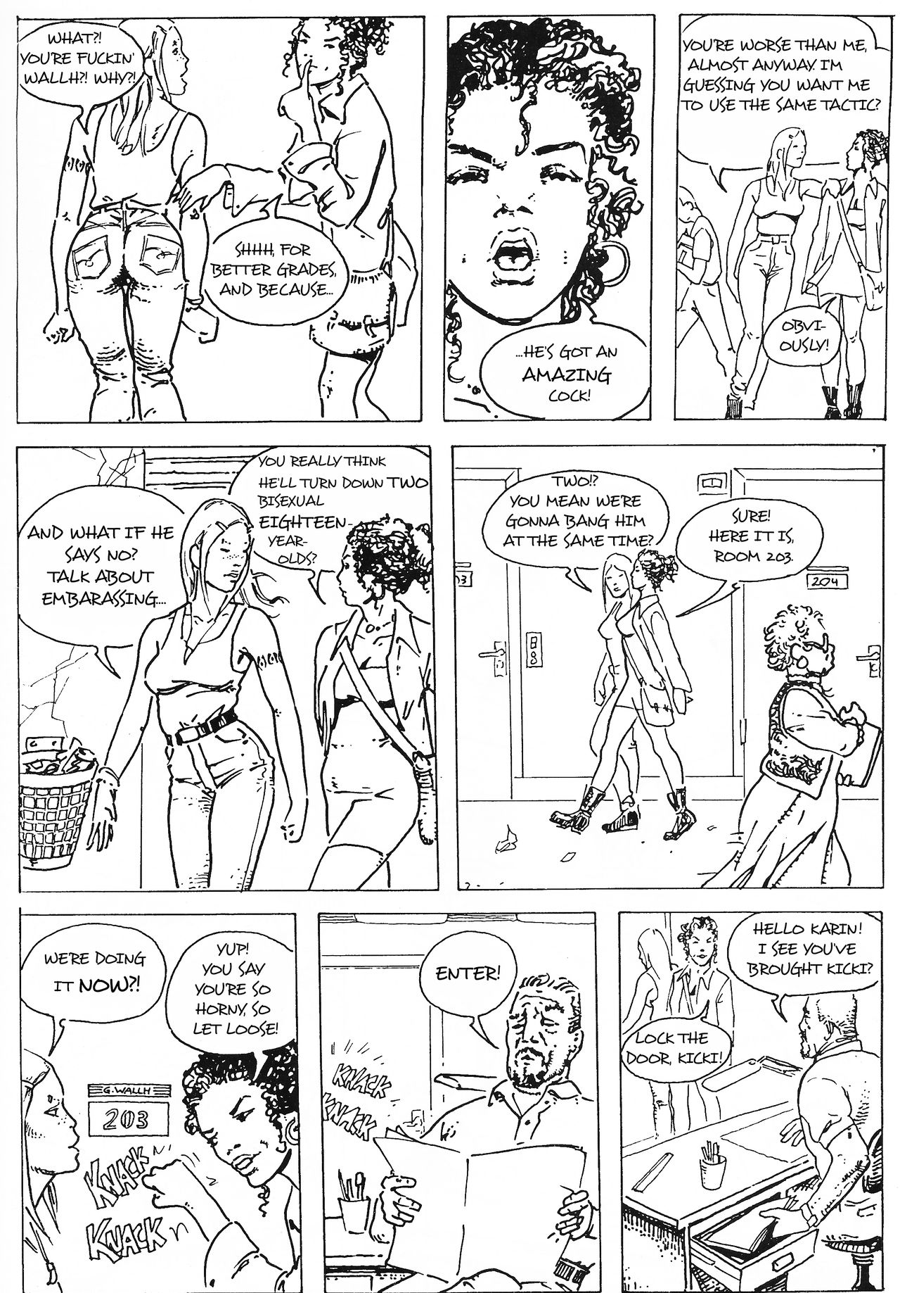 Horny Highschool Harlots page 2 full