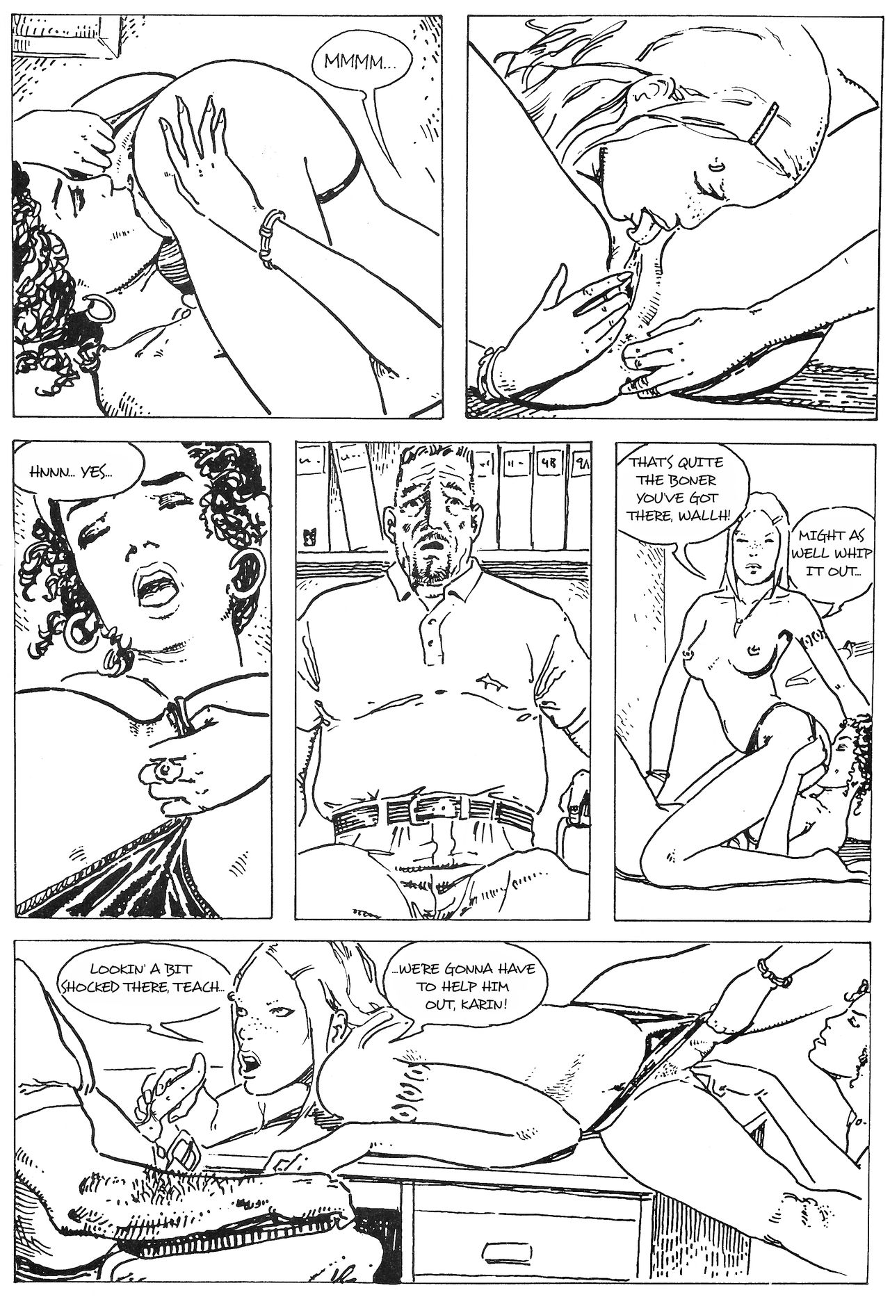 Horny Highschool Harlots page 4 full