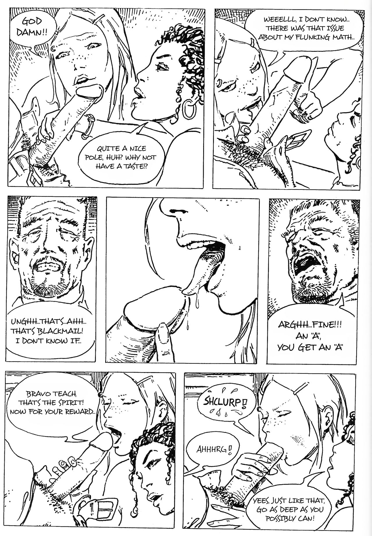 Horny Highschool Harlots page 5 full