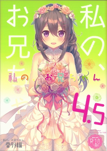 (C92) [TIES (Takei Ooki)] Watashi no, Onii-chan 4.5 Bangaihen [English] =White Symphony= cover