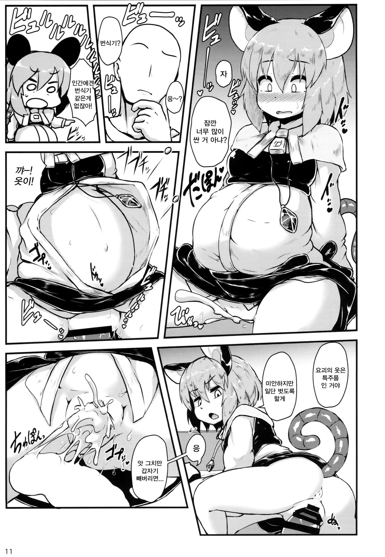 Otonari no Nazrin wa Hanshokuki | 이웃집의 나즈린은 번식기 page 11 full