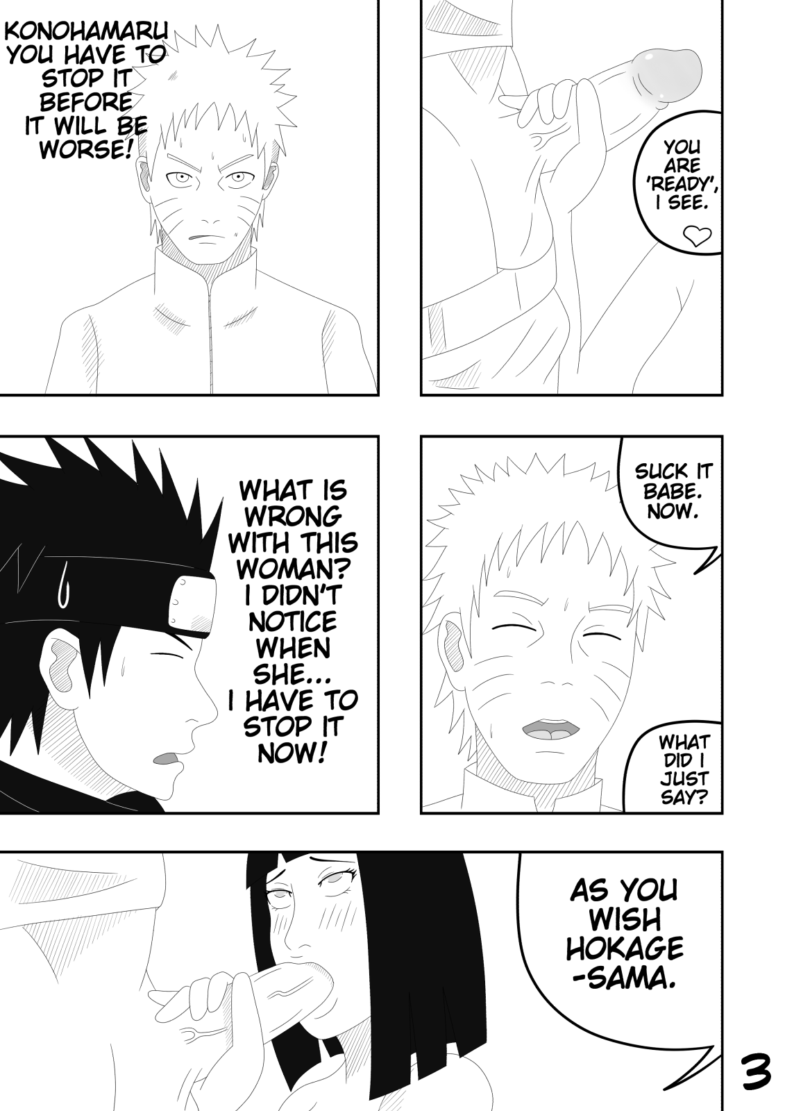 Naruto -  Fuck Like Hokage page 3 full