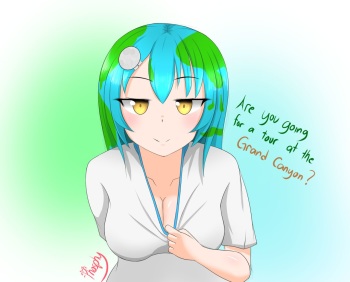 Earth-chan and friends cover