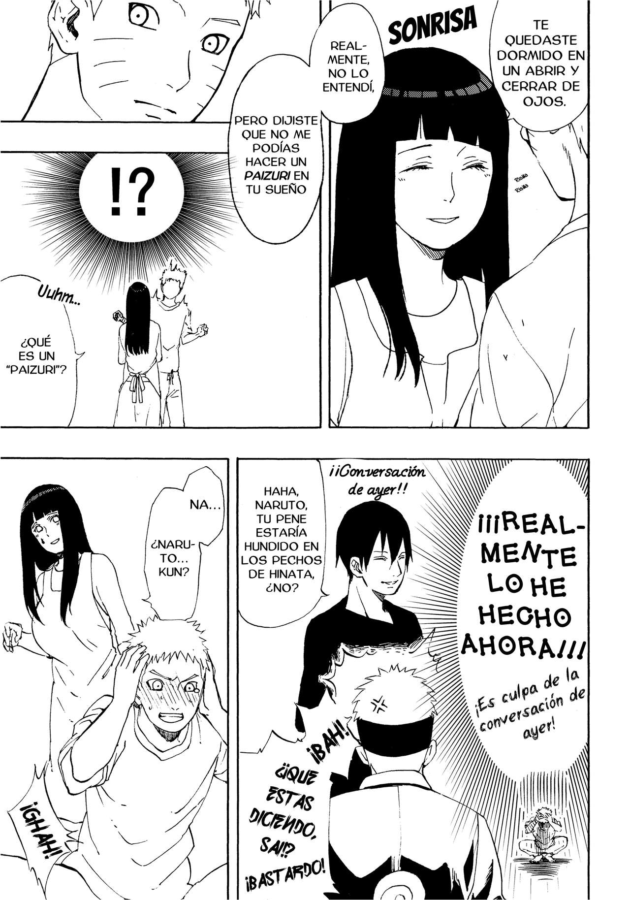 Naruto-kun Paizuri tte Naani? page 9 full