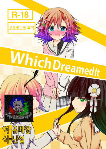 (COMIC1☆11) [namazu-no-ikesu (Namazu)] Which Dreamed It (Gochuumon wa Usagi desu ka?) [Korean] [팀☆데레마스] cover