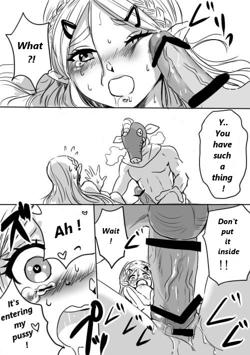 Link to Zelda no Shoshinsha ni Yasashii Sex Nyuumon | Here is a little lesson about Link and Zelda's relation page 9 full