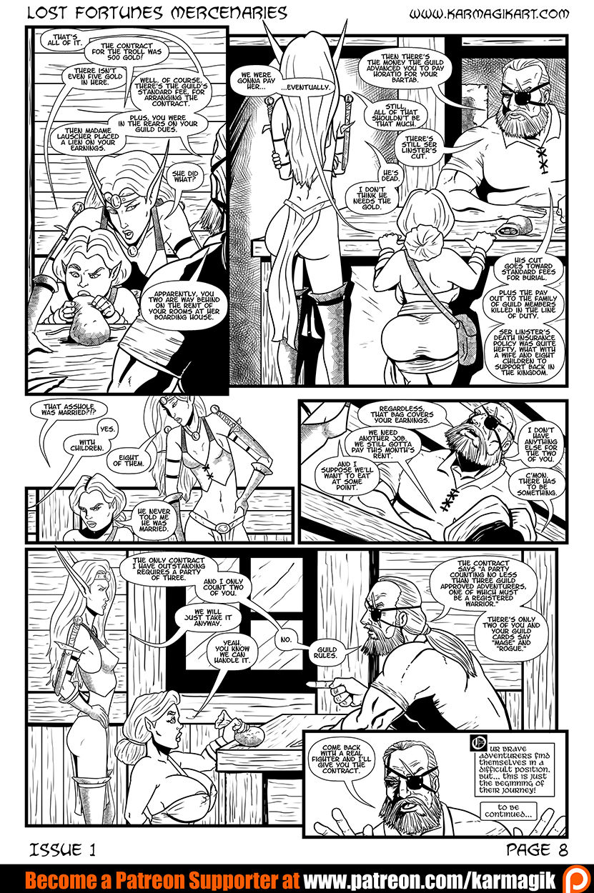 Lost Fortunes - Mercenaries Book I - Ink page 9 full