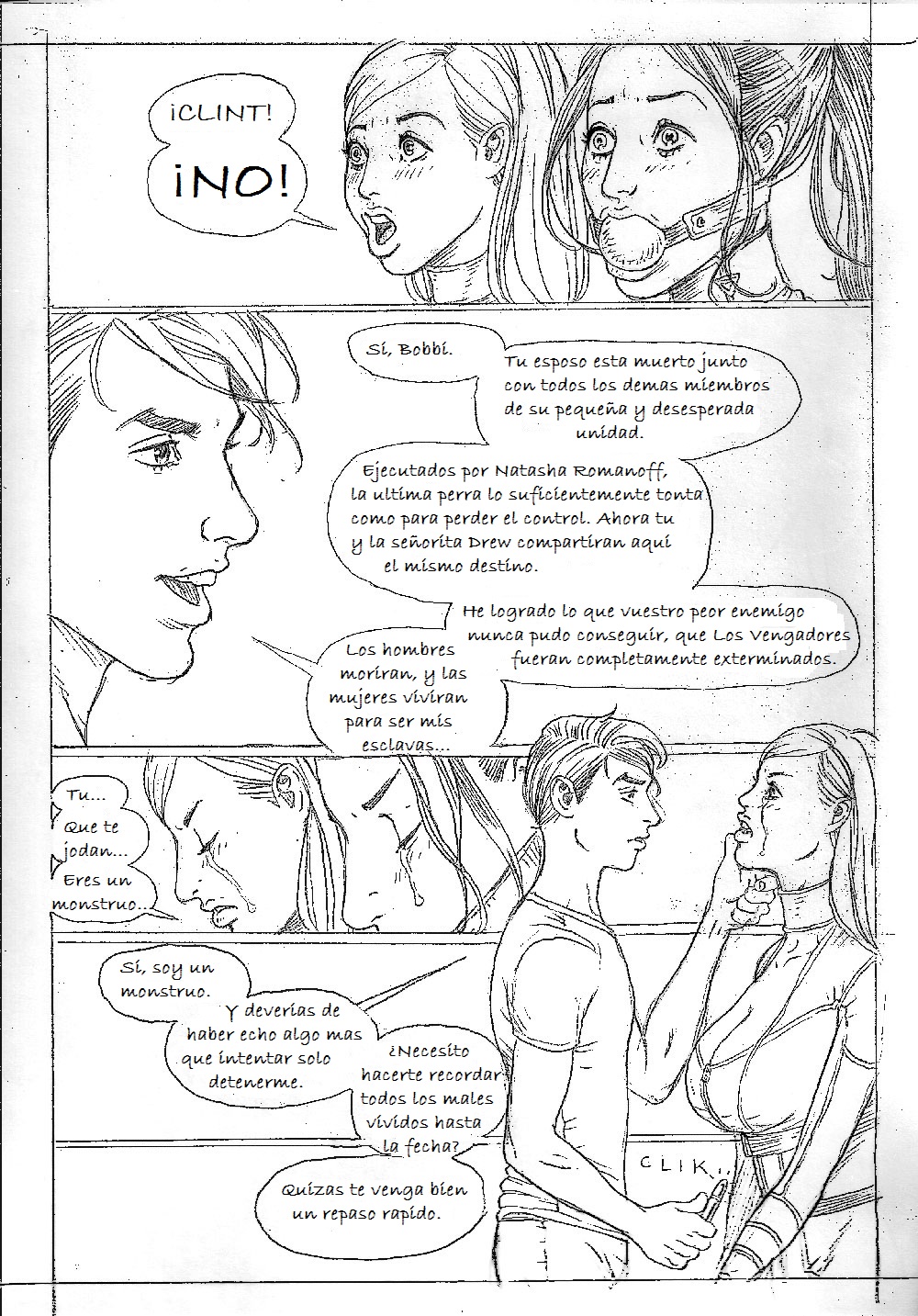Agenda de Sumision 011 Mockingbird and SpiderWoman page 5 full